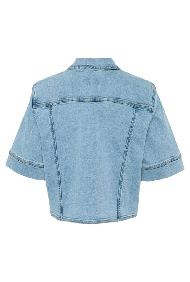 CULTURE Denim Styles CUami Denim Jacket Light Blue Wash 8211 Women