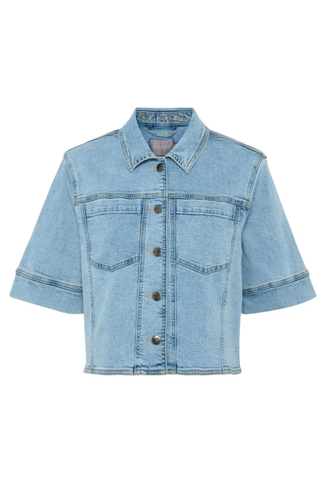 CULTURE Denim Styles CUami Denim Jacket Light Blue Wash 8211 Women