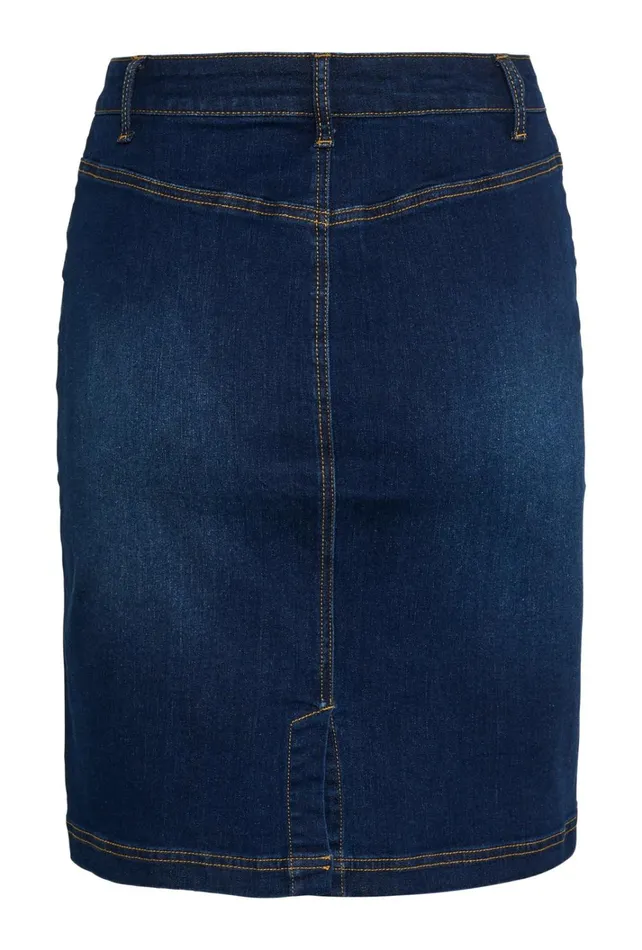 CULTURE Denim Styles CUbriana Denim Skirt Dark Blue Wash 8211 Women