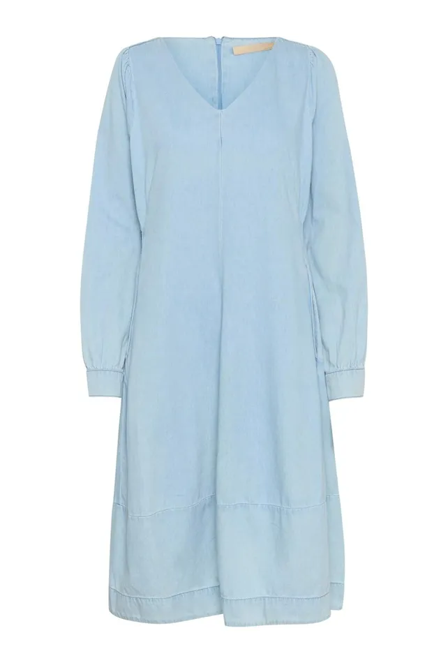 CULTURE Denim Styles CUlivie Dress Light Blue Wash 8211 Women