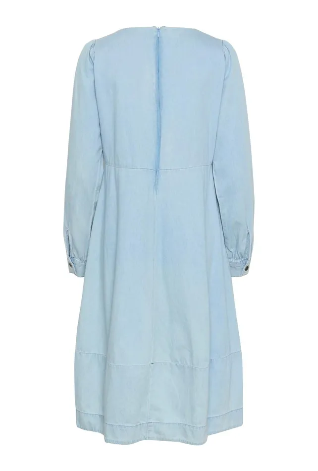 CULTURE Denim Styles CUlivie Dress Light Blue Wash 8211 Women