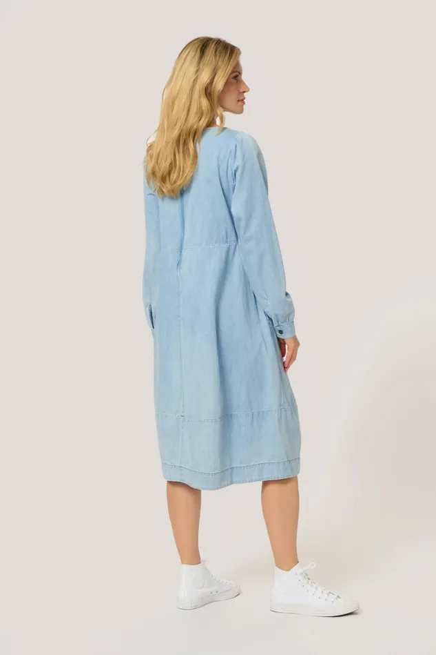 CULTURE Denim Styles CUlivie Dress Light Blue Wash 8211 Women
