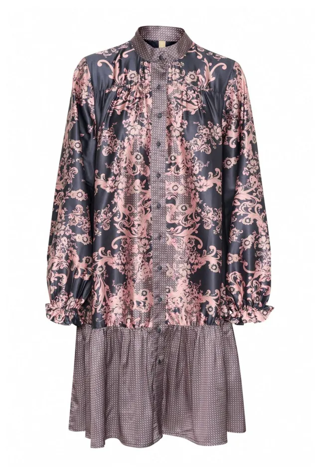 CULTURE Dresses CUarina Dress Gray Graphic 8211 Women