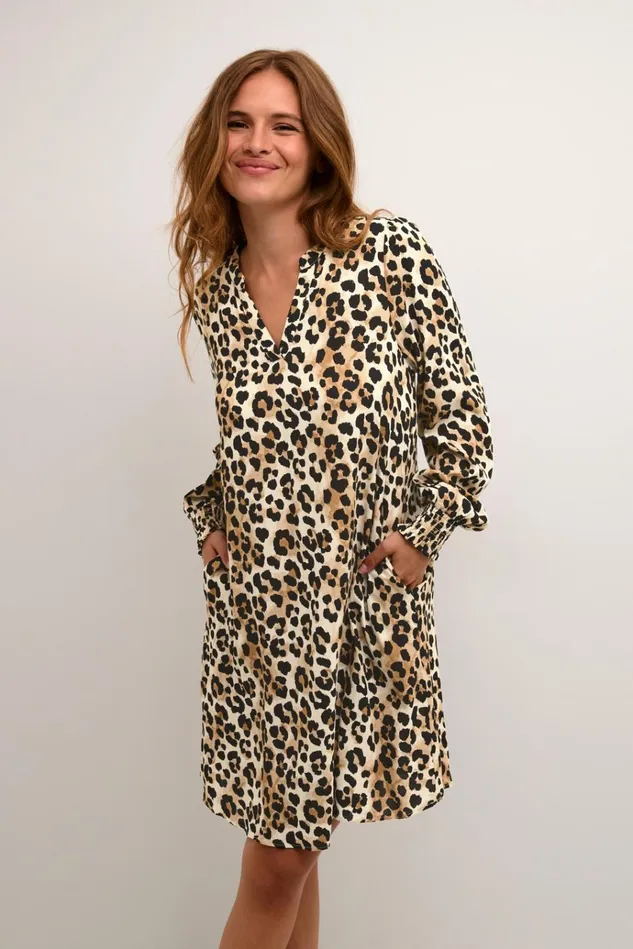 CULTURE Dresses CUatlas Leopard Dress Leopard 8211 Women