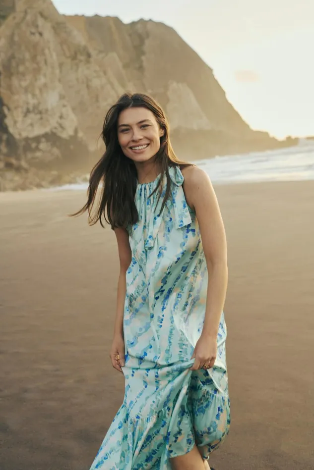 CULTURE Dresses CUbarbara Dress Green Splash 8211 Women