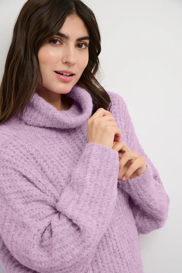 CULTURE Dresses CUbrava Knitted Dress Orchid Melange 8211 Women