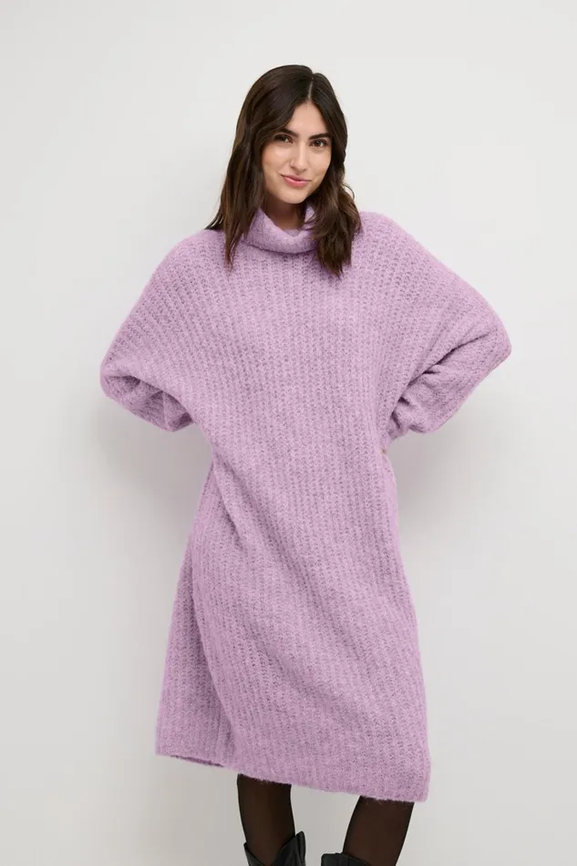 CULTURE Dresses CUbrava Knitted Dress Orchid Melange 8211 Women