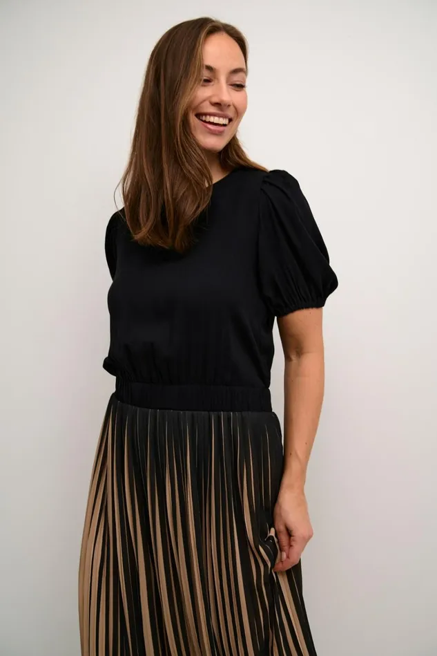 CULTURE Dresses CUcarly Dress With Pleats Black 8211 Women