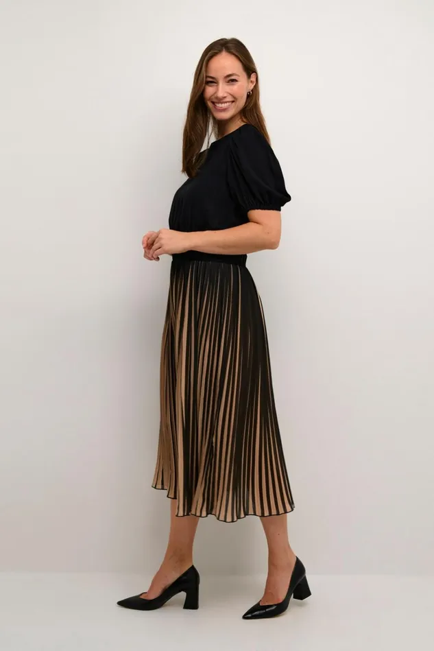 CULTURE Dresses CUcarly Dress With Pleats Black 8211 Women