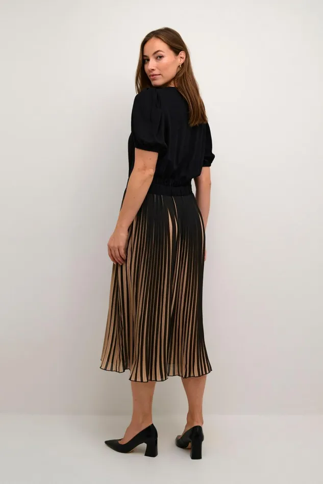 CULTURE Dresses CUcarly Dress With Pleats Black 8211 Women