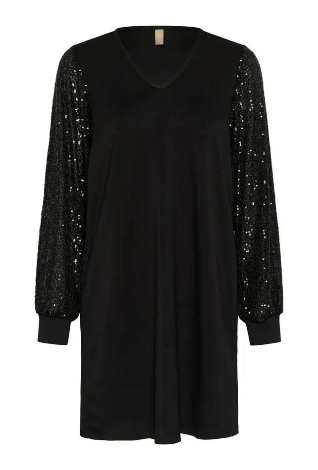 CULTURE Dresses CUchabrina Dress With Sequins Black 8211 Women