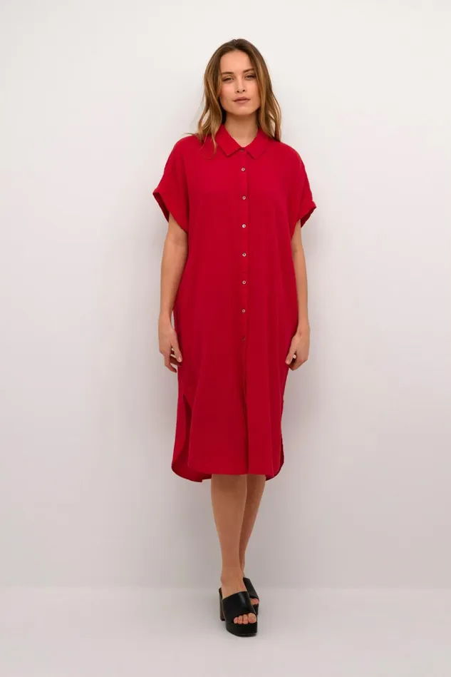 CULTURE Dresses CUelina Dress Racing Red 8211 Women