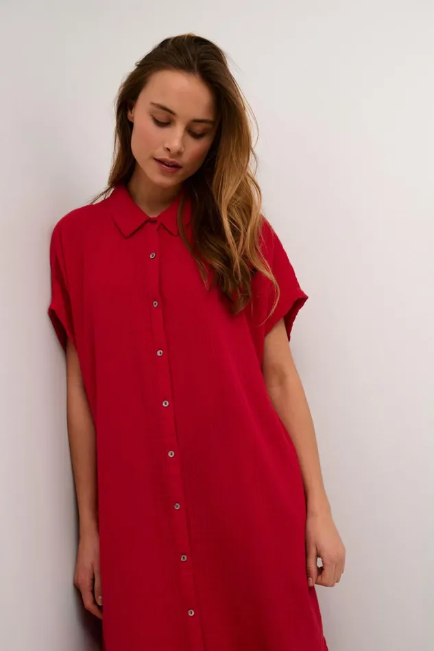 CULTURE Dresses CUelina Dress Racing Red 8211 Women