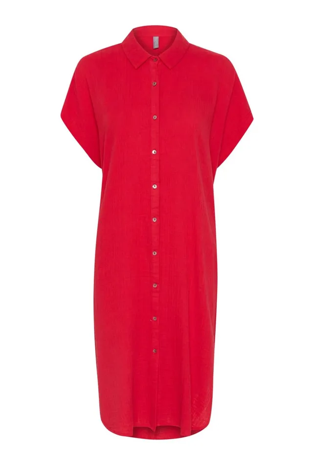 CULTURE Dresses CUelina Dress Racing Red 8211 Women