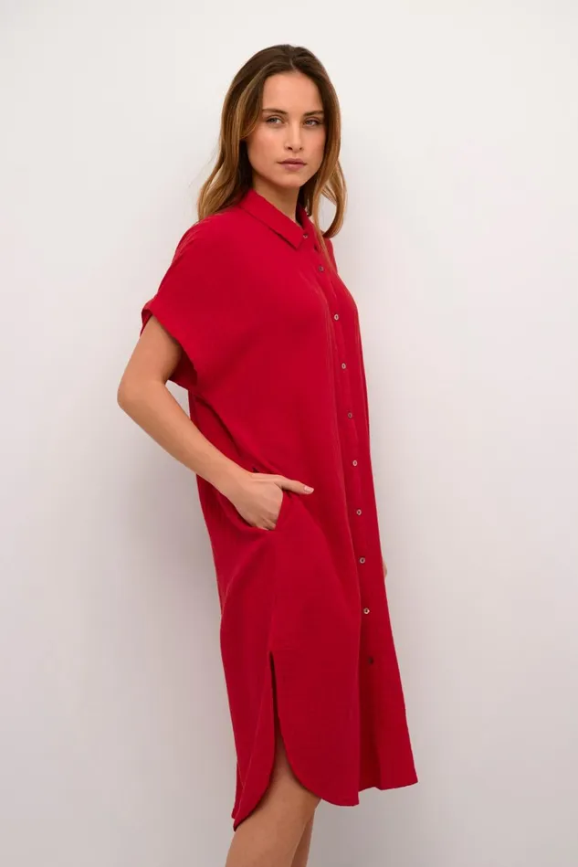 CULTURE Dresses CUelina Dress Racing Red 8211 Women