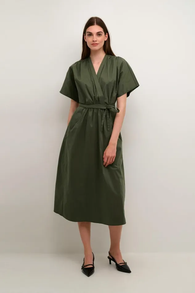CULTURE Dresses CUfree Dress Burnt Olive 8211 Women