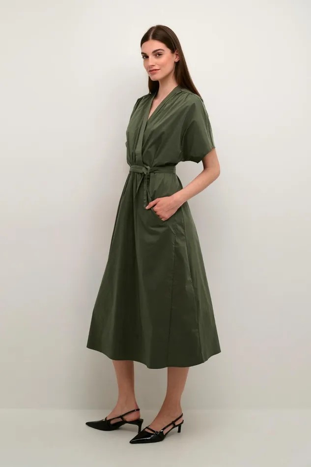 CULTURE Dresses CUfree Dress Burnt Olive 8211 Women