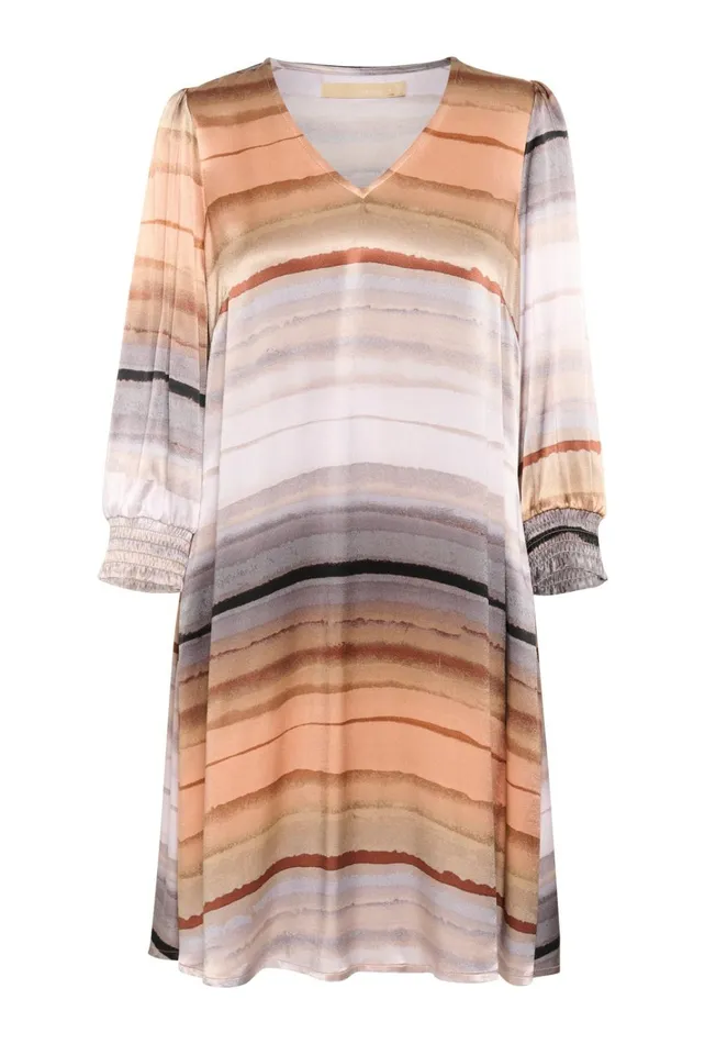 CULTURE Dresses CUibla Dress Rust Stribes 8211 Women