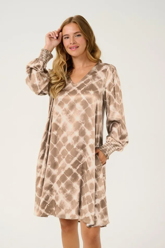 CULTURE Dresses CUjelly Dress Sand Squares 8211 Women