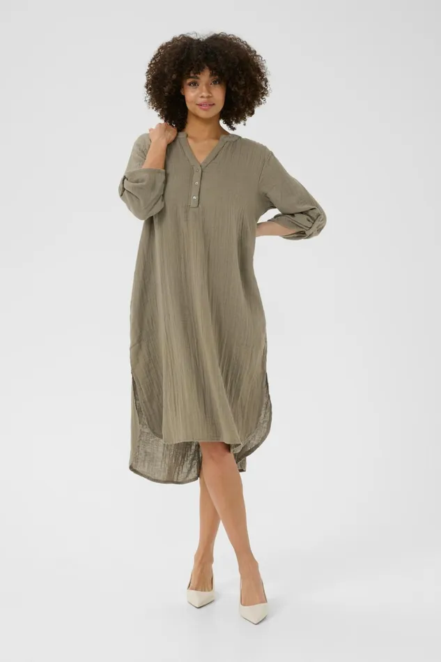 CULTURE Dresses CUmyra Dress Dusky Green 8211 Women