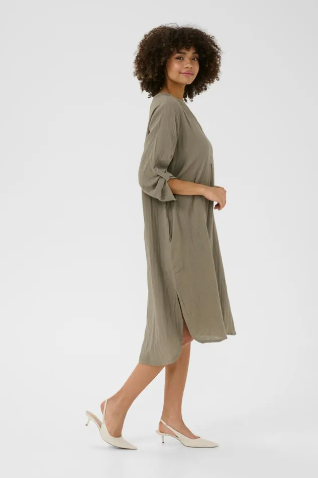 CULTURE Dresses CUmyra Dress Dusky Green 8211 Women