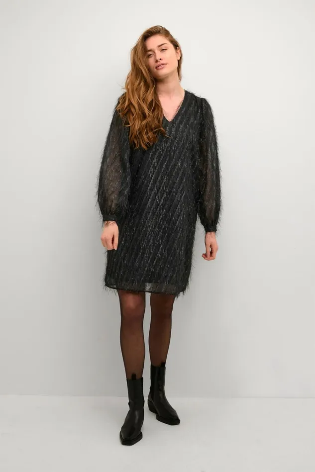 CULTURE Dresses CUpatty Glitter Dress Black 8211 Women