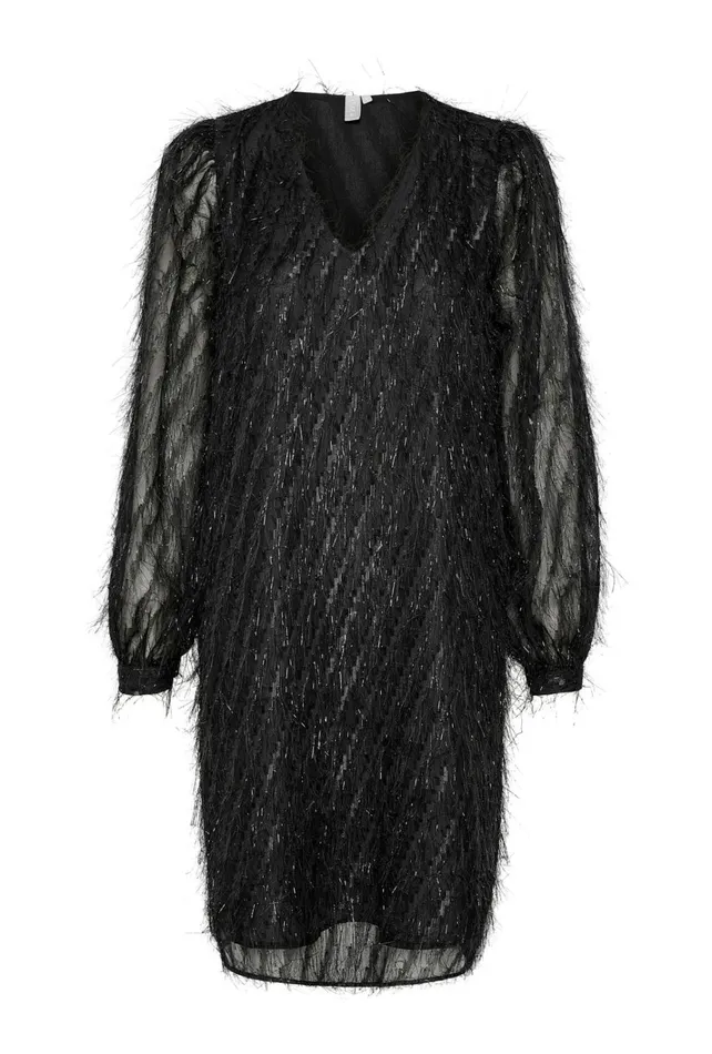 CULTURE Dresses CUpatty Glitter Dress Black 8211 Women
