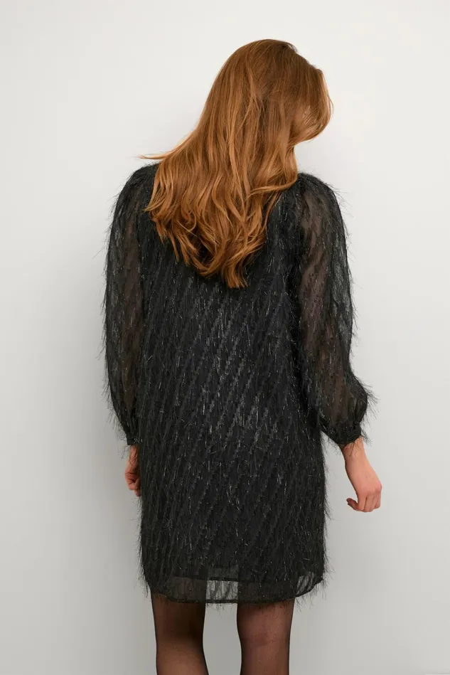 CULTURE Dresses CUpatty Glitter Dress Black 8211 Women