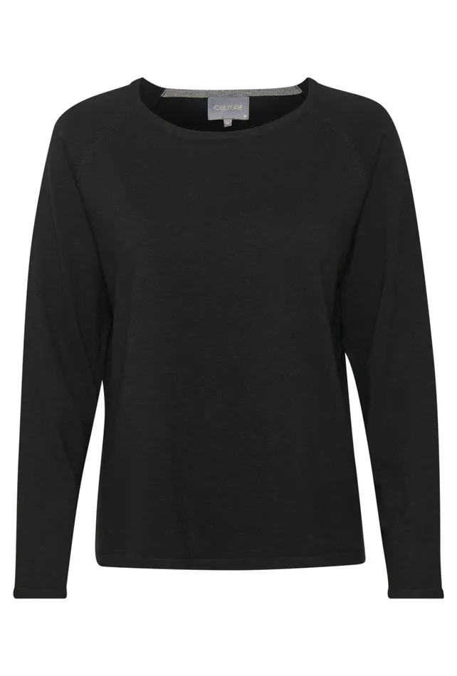 CULTURE Knitwear and Cardigans CUannemarie Knitted Pullover Black 8211 Women