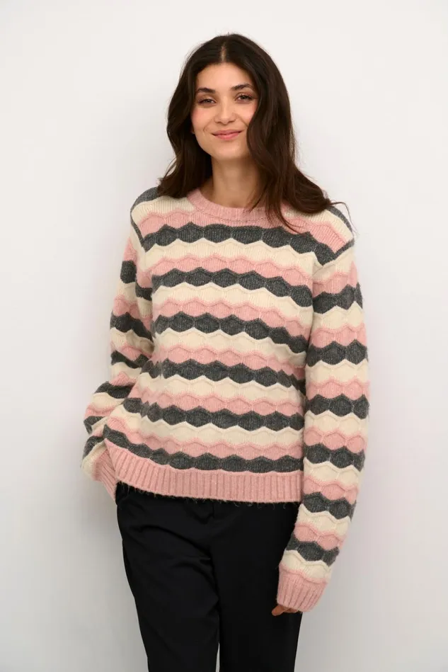 CULTURE Knitwear and Cardigans CUanthonia Pullover Pale Mauve 8211 Women