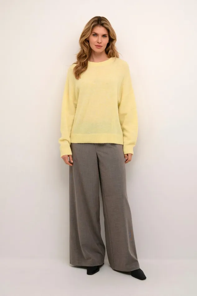 CULTURE Knitwear and Cardigans CUcacheia Pullover Pineapple Slice Melange 8211 Women
