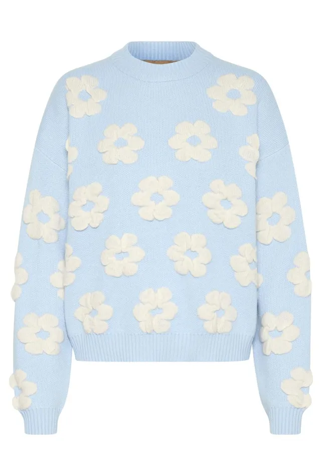 CULTURE Knitwear and Cardigans CUcharla Pullover Cashmere Blue 8211 Women