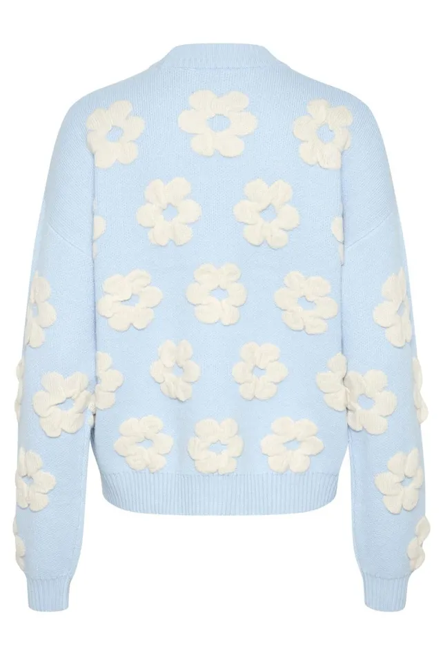 CULTURE Knitwear and Cardigans CUcharla Pullover Cashmere Blue 8211 Women
