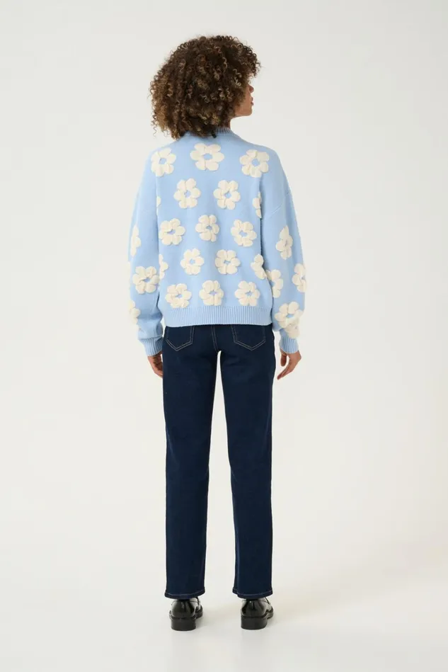 CULTURE Knitwear and Cardigans CUcharla Pullover Cashmere Blue 8211 Women