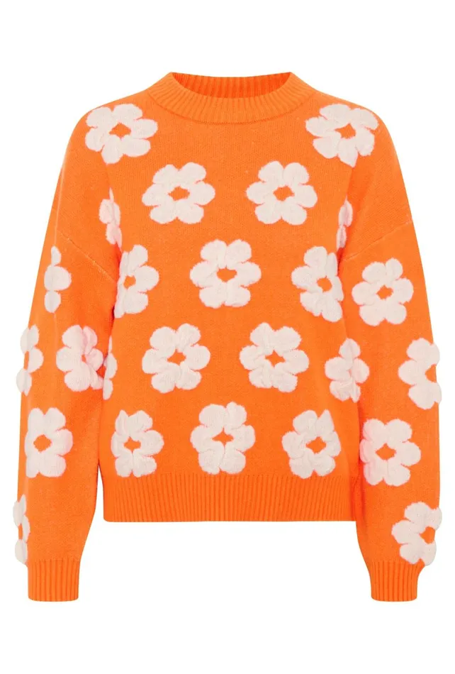 CULTURE Knitwear and Cardigans CUcharla Pullover Russet Orange 8211 Women