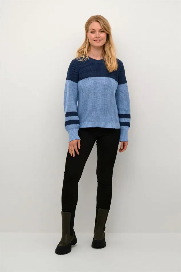 CULTURE Knitwear and Cardigans CUewy Pullover Dress Blues 8211 Women