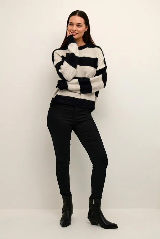 CULTURE Knitwear and Cardigans CUkimmy Pullover Oyster Gray Melange 8211 Women