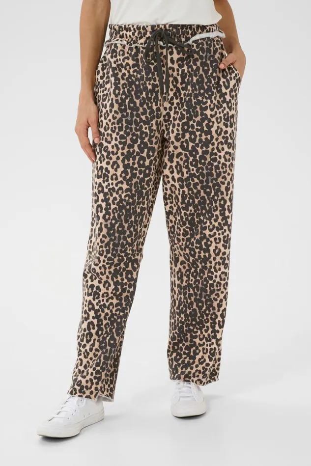 CULTURE Pants CUchira Sweatpants Leopard 8211 Women