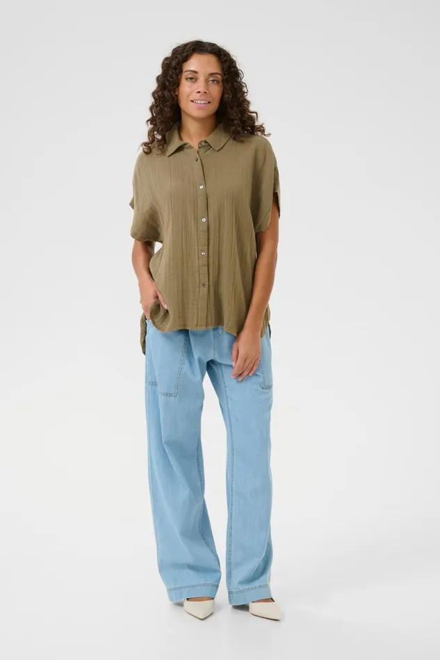 CULTURE Shirts CUmyra Shirt Dusky Green 8211 Women