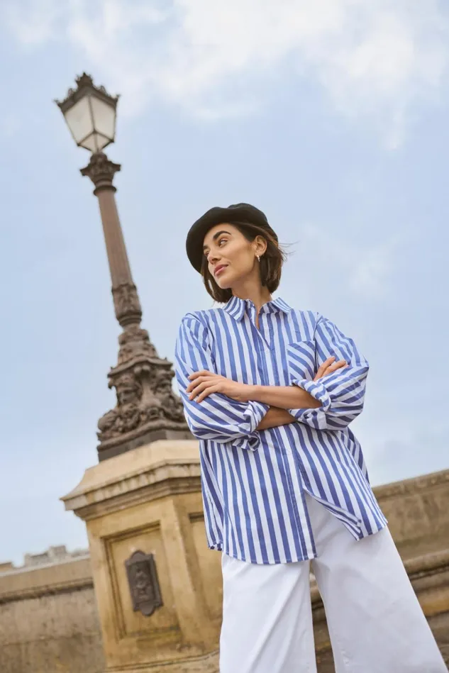 CULTURE Shirts CUregina Shirt Bluewhite Stripe 8211 Women