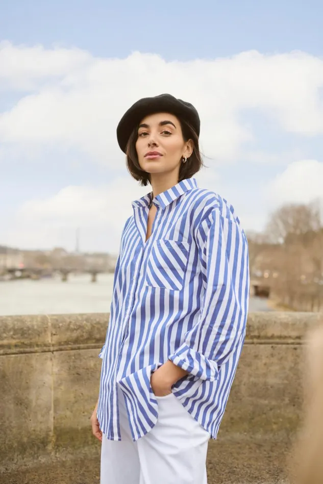 CULTURE Shirts CUregina Shirt Bluewhite Stripe 8211 Women