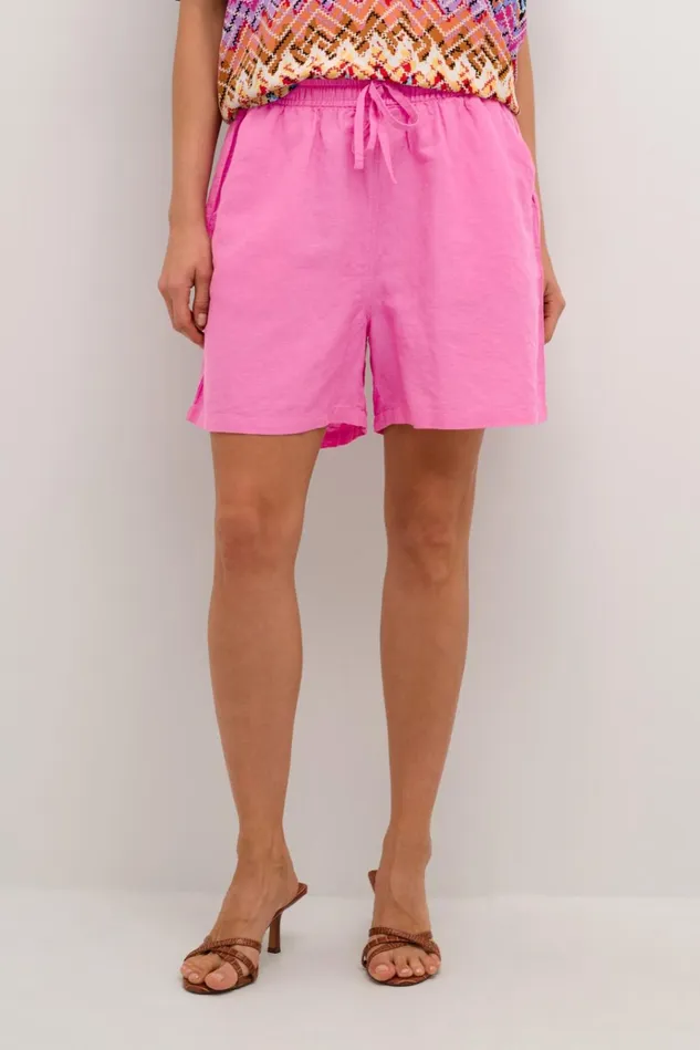CULTURE Shorts CUazemina Linen Shorts Phlox Pink 8211 Women