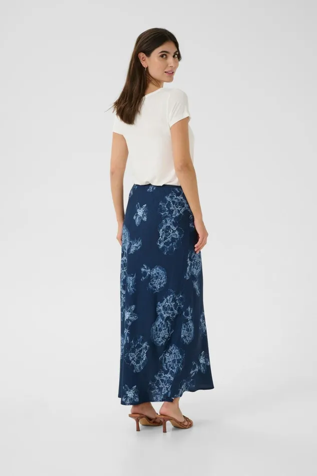 CULTURE Skirts CUalexa Skirt Blue Flower 8211 Women