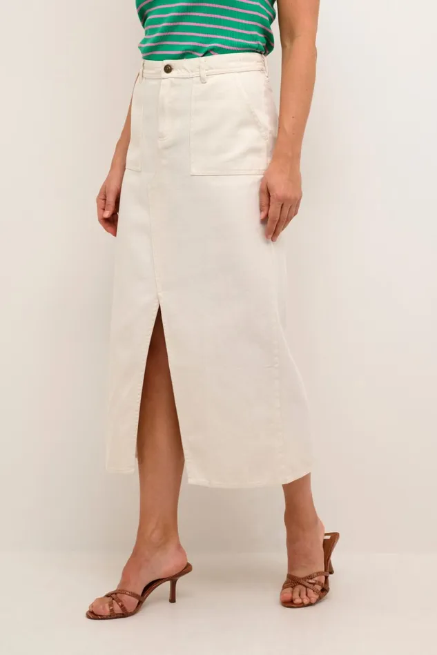CULTURE Skirts CUreba Denim Skirt Spring Gardenia 8211 Women