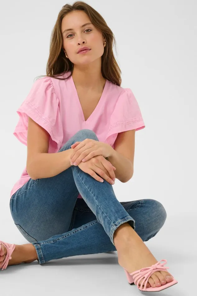 CULTURE Tops and TShirts CUaca Tshirt Lilac Sachet 8211 Women