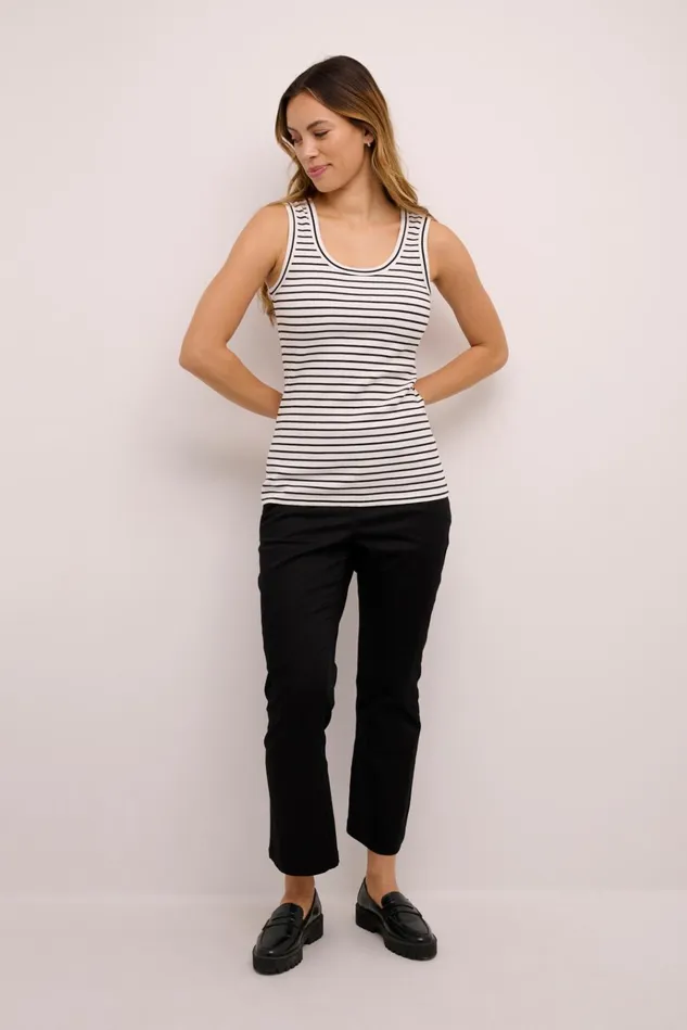 CULTURE Tops and TShirts CUdolly Top Whiteblack Stripe 8211 Women