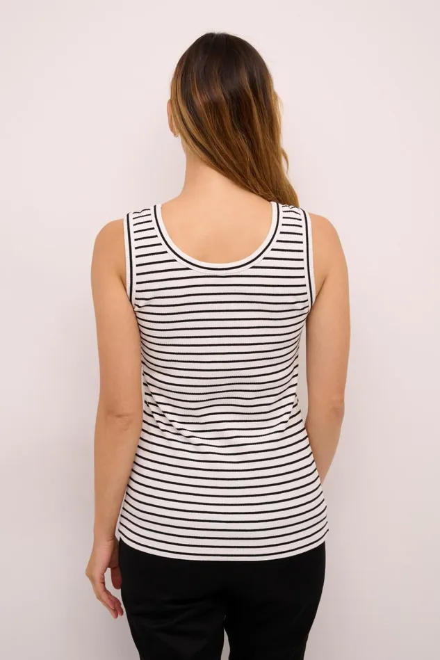 CULTURE Tops and TShirts CUdolly Top Whiteblack Stripe 8211 Women