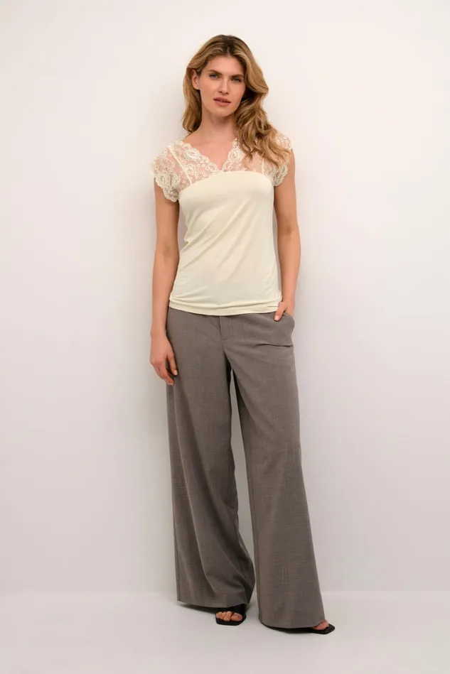 CULTURE Tops and TShirts CUpoppy Top Whitecap 8211 Women