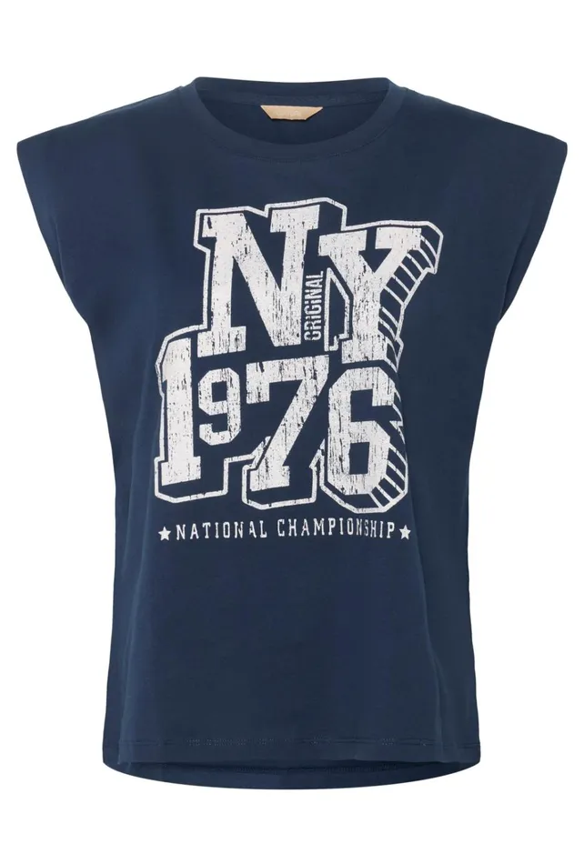 CULTURE Tops and TShirts CUroxy Tshirt Bluewhite 8211 Women