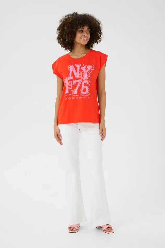 CULTURE Tops and TShirts CUroxy Tshirt Redpink 8211 Women
